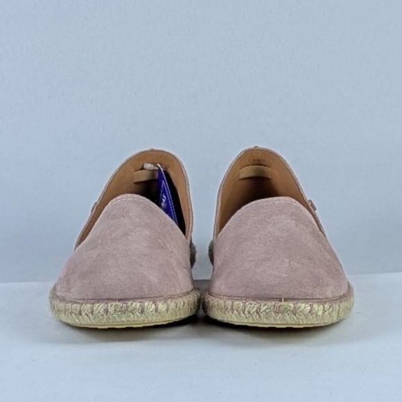 Verbenas Espadrilles Carmen Suede Leather Closed Toe Antique Blush EU42 11 NWT - Picture 8 of 16